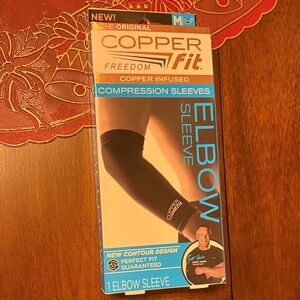 Copper Fit Black Elbow Sleeve size Medium